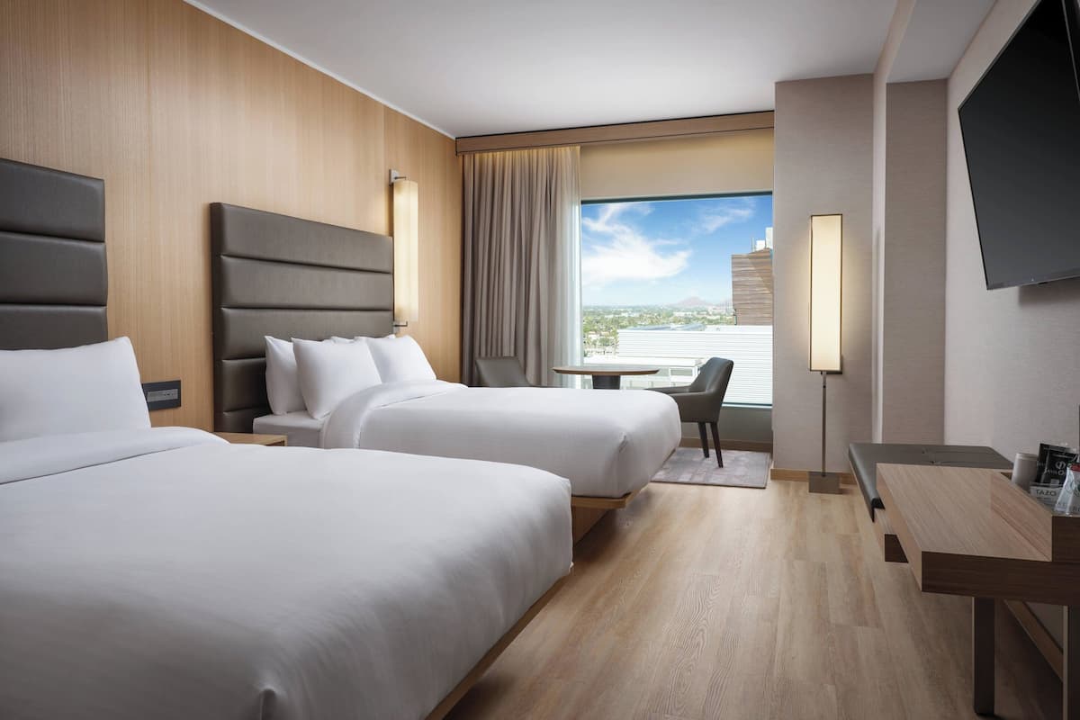 Room, 2 Queen Beds, Non Smoking | Premium bedding, pillowtop beds, in-room safe, desk