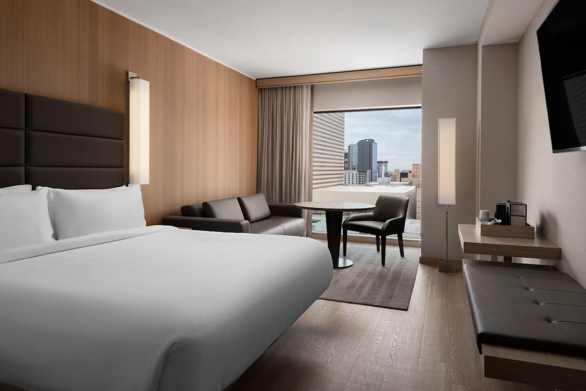 Premium bedding, pillowtop beds, in-room safe, desk