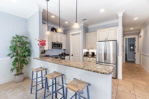 Oven, stovetop, dishwasher, toaster