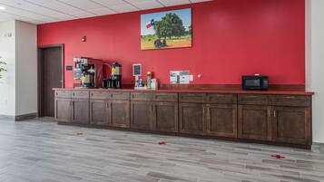 Daily self-service breakfast (USD 2 per person)