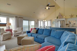 TV connectée, cheminée