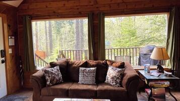 Smart-tv en een open haard