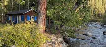 Riverfront Cottage 5 Minutes from Palisades Tahoe 10 minutes to Lake Tahoe