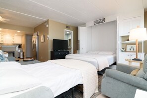 1 bedroom, desk, iron/ironing board, WiFi