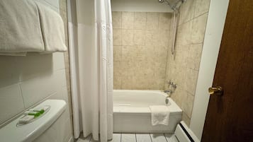 Free toiletries, hair dryer, towels, soap