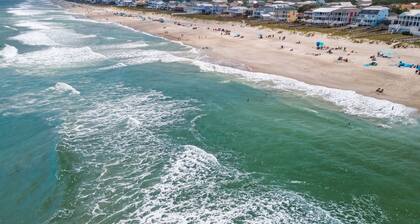Ocean Oasis at Kure Beach, Oceanfront, Private Heated Pool