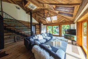 Leilighet – president, fjellutsikt (209 with SPA, Pool access) | Oppholdsområde | LCD-TV