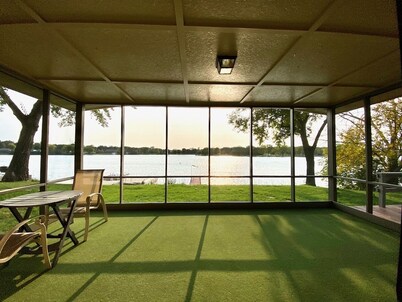 Rustic Three Bedroom Cabin with 28 Foot Dock on Cedar Lake - Nashua, Iowa