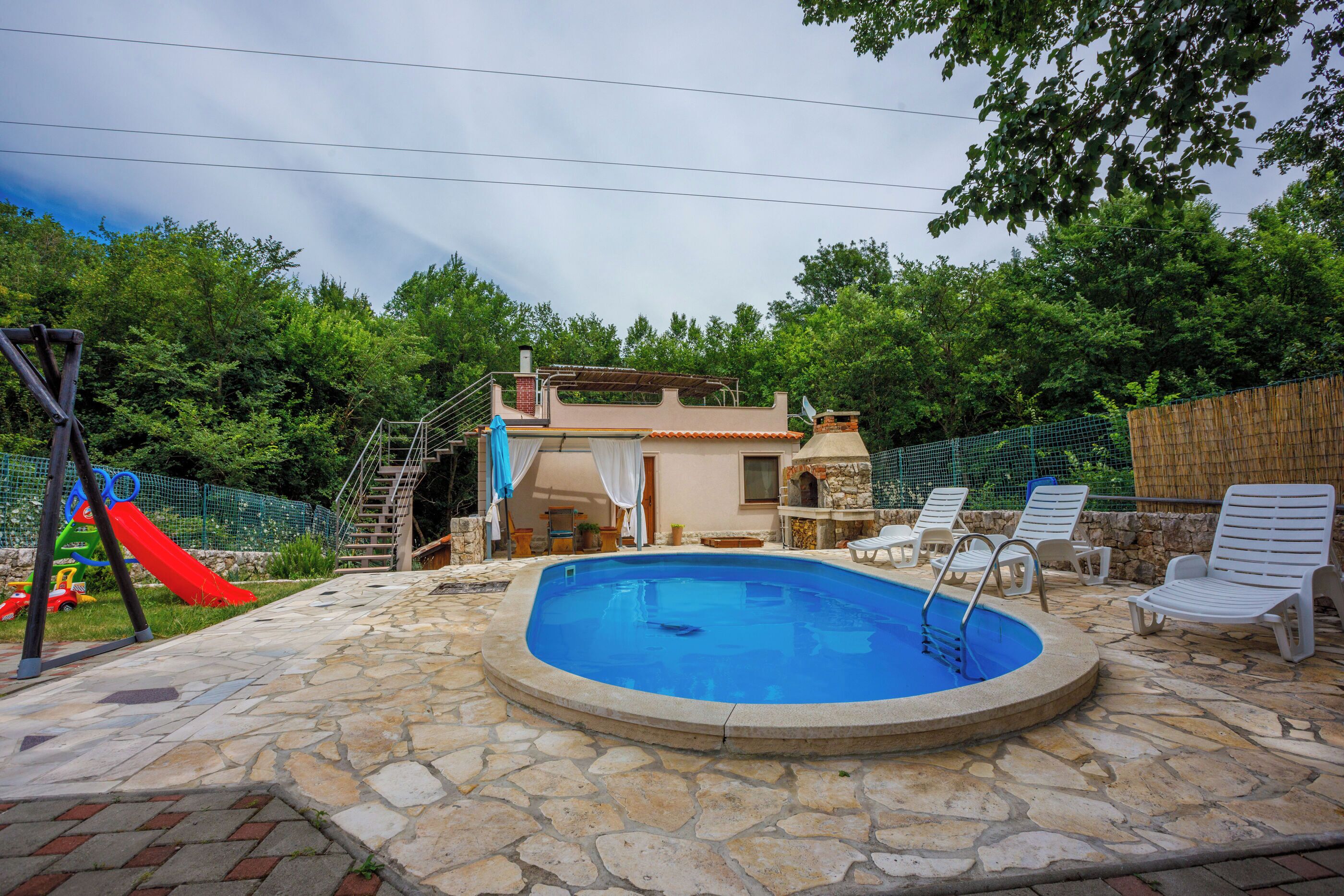 Alberca al aire libre 