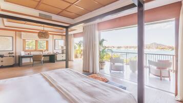 皇室套房, 私人泳池, 海景 | 高級寢具、迷你吧、房內夾萬、獨特設計