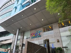 Fachada de la propiedad
