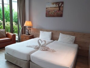 1 bedroom, free WiFi, bed sheets - Areeca Mahogany Zone (Choeng Thale)
