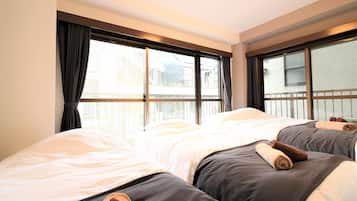 2F | 2 kamar tidur, setrika/meja setrika, dan Wi-Fi gratis
