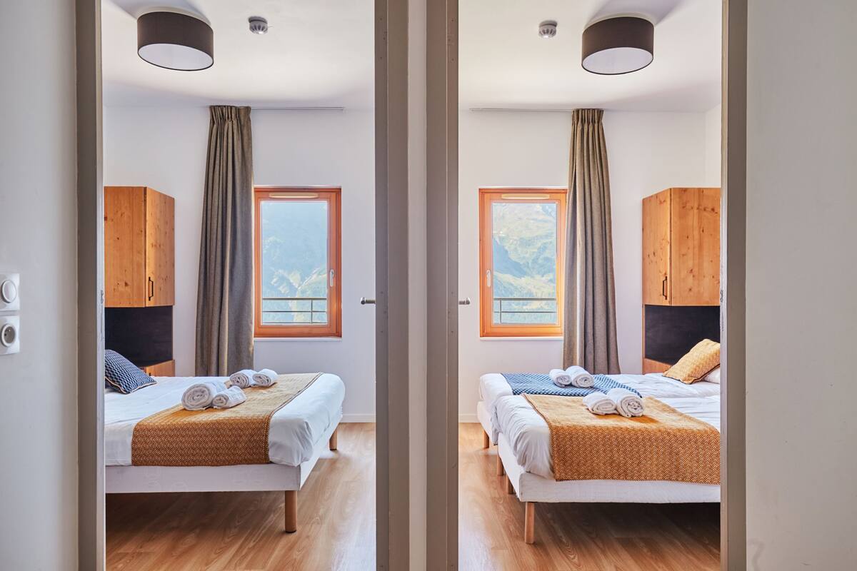 Soundproofing, cribs (free), WiFi (free), individually decorated