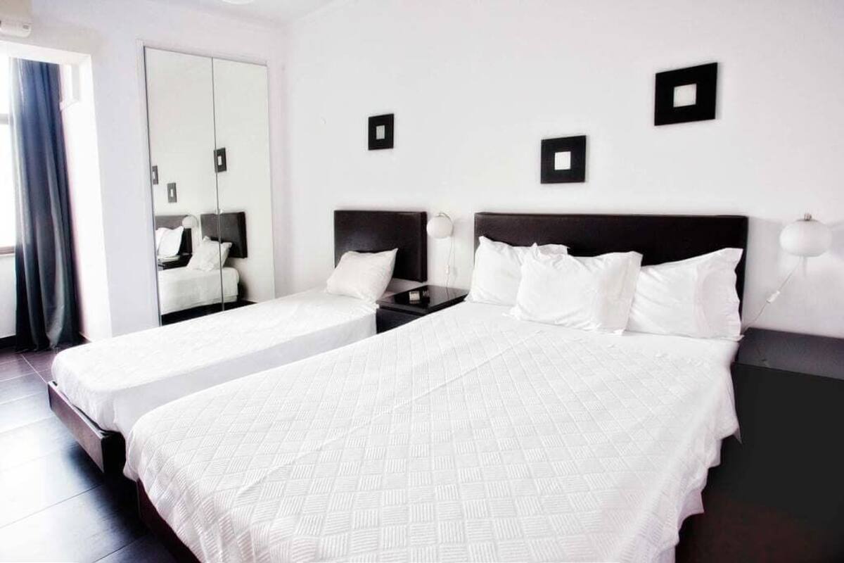 Double or Twin Room | Soundproofing, iron/ironing board, WiFi (free), bed sheets