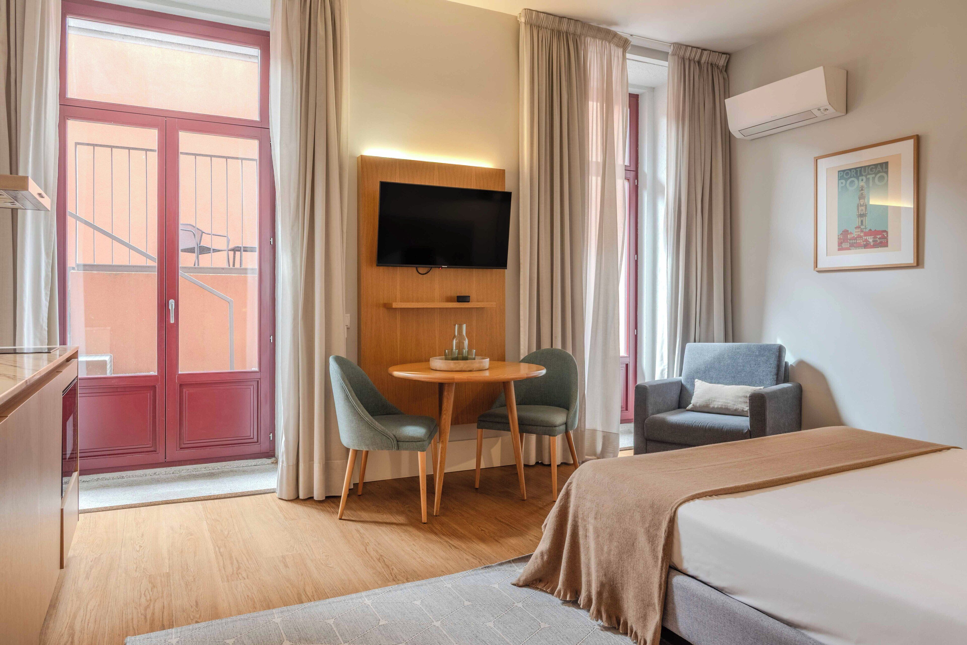 City-Studio, 1 Queen-Bett, Nichtraucher, Terrasse