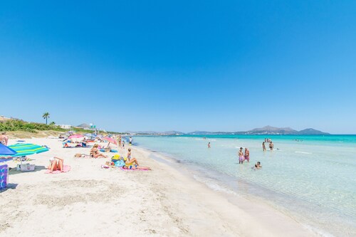 Ses Gavines für 6 in Alcudia bei 350 vom Strand mit Schwimmbad