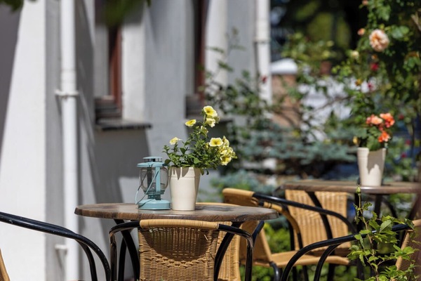 Façana frontal de l'allotjament