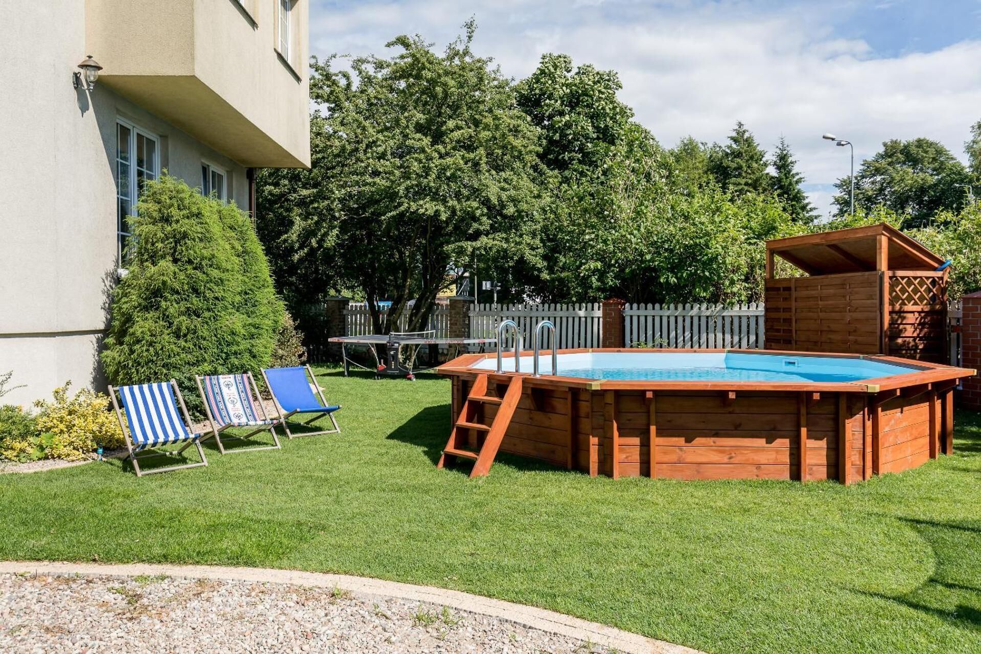 Seasonal outdoor pool