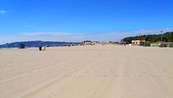 On the beach