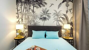 2 chambres, fer et planche Ă repasser, Wi-Fi, draps fournis