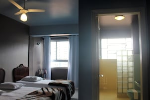 Economy Quadruple Room, 1 Bedroom | Free WiFi, bed sheets