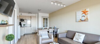 Apartment for 6 people (2 adults - 4 children) with balcony