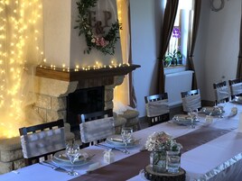 Área interna para casamento