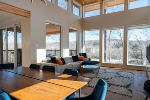 TV, fireplace, offices