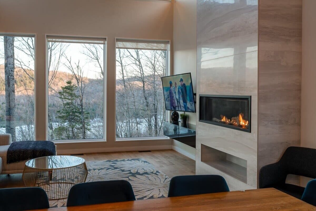 Foyer au gaz / Gas fireplace