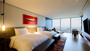 Biancheria da letto di alta qualità, minibar, una cassaforte in camera