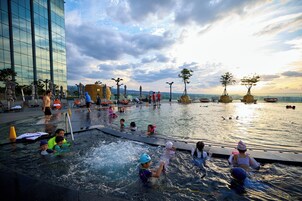 Indoor pool, outdoor pool, cabanas (surcharge), pool umbrellas