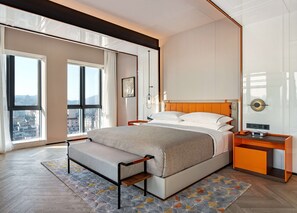 Premium bedding, down duvets, minibar, in-room safe