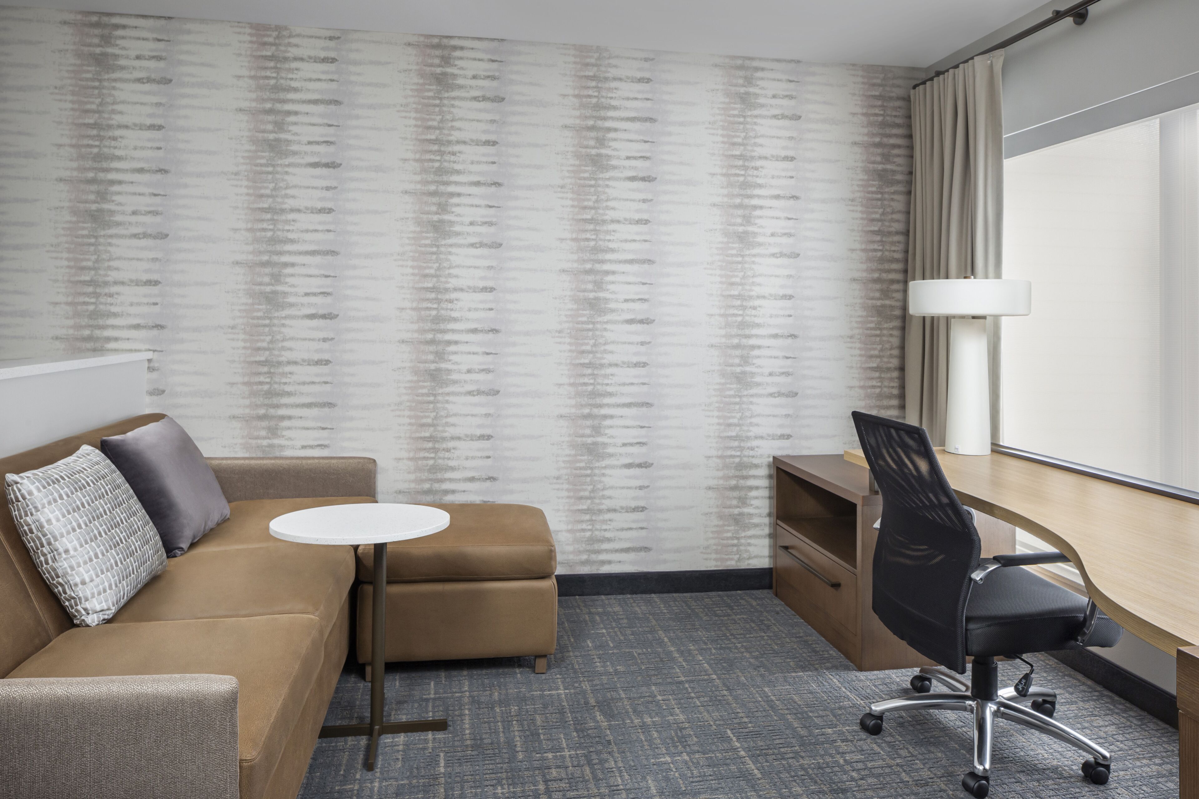 pillow-top beds, desk, laptop workspace, iron/ironing board