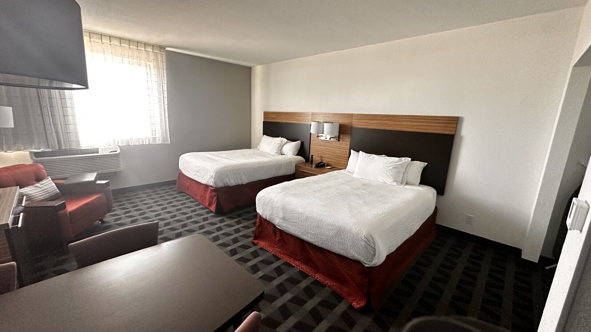 studio, 2 queen beds, non smoking | 1 bedroom, premium bedding, laptop workspace, iron/ironing board