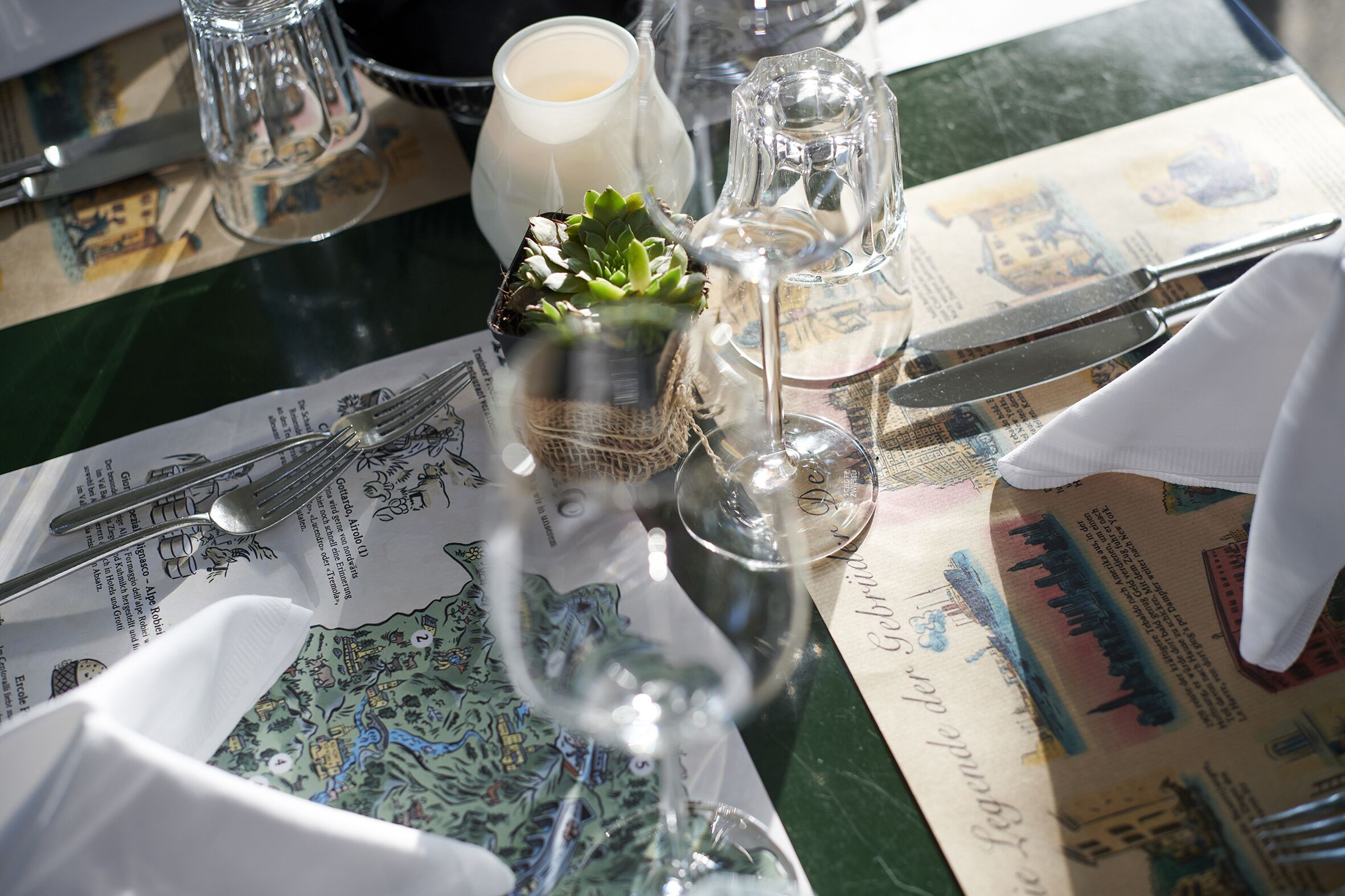 breakfast, lunch and dinner served