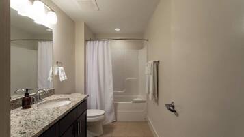 Hair dryer, towels