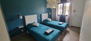 5 bedrooms, iron/ironing board, travel cot, free WiFi