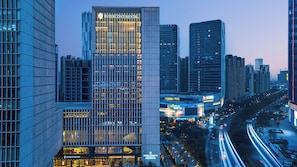 A high-rise building with a prominent sign reading 'INTERCONTINENTAL.' - InterContinental Foshan Dongping Hotel by IHG (Foshan)