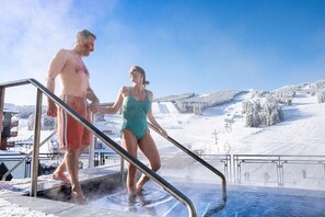 Indoor pool, outdoor pool