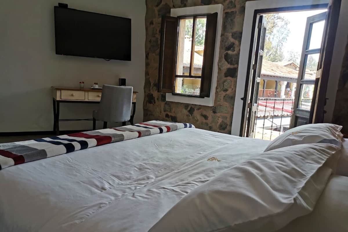 1 slaapkamer, luxe beddengoed, donzen dekbedden, pillowtop-bedden