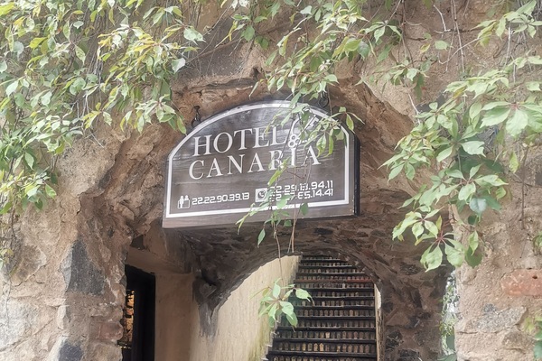 Overnatningsstedets facade