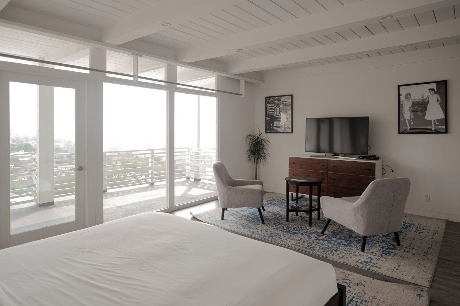 Classic Hollywood View Room | Literie de qualité supérieure, surmatelas