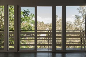 Uitzicht vanaf balkon