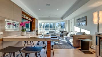 TV, fireplace, stereo