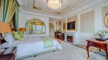 Minibar, in-room safe, desk, blackout curtains