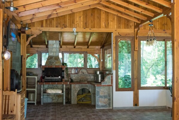 單棟小屋, 1 間臥室, 吸煙房, 露台 | 內部