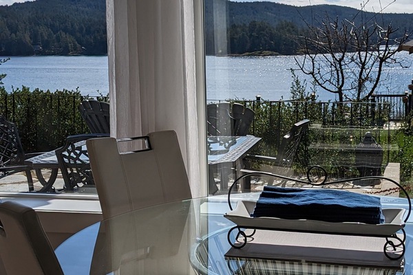 Nice view from dining area