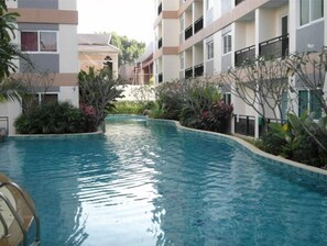 Condo, 1 Bedroom | Pool | Outdoor pool - Park Lane Residence in Floor 1 Room 112 (Pattaya)
