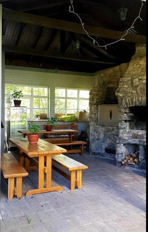 Loft, 1 Bedroom, Terrace | Property grounds - Valensija - Cute Cottage in big Yard (Jurmala)